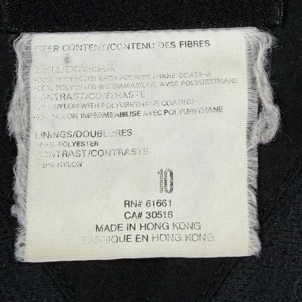 The North Face Vintage Ski Jacket Black Belted Hooded Women 10 Retro Snow Sports - Picture 13 of 16